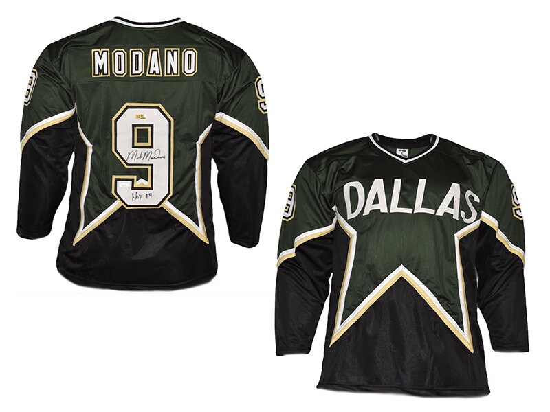  Mike Modano Shirt - Vintage Dallas Hockey Raglan Tee - Mike  Modano Stripes : Sports & Outdoors