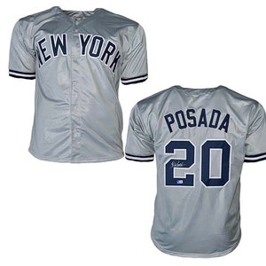 Jorge Posada New York Yankees Fanatics Authentic Autographed Gray