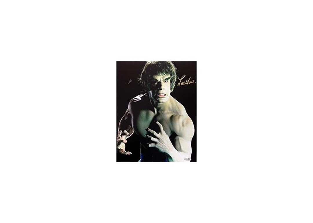 Lou Ferrigno Signed the Incredible Hulk 11x14 Photo JSA - Etsy