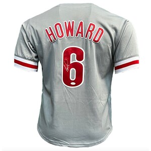 Ryan Howard Autographed Philadelphia Gray Baseball Jersey (JSA)