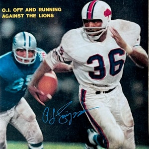 O.J. Simpson Autographed Buffalo Bills 16x20 Sports Illustrated Photo JSA