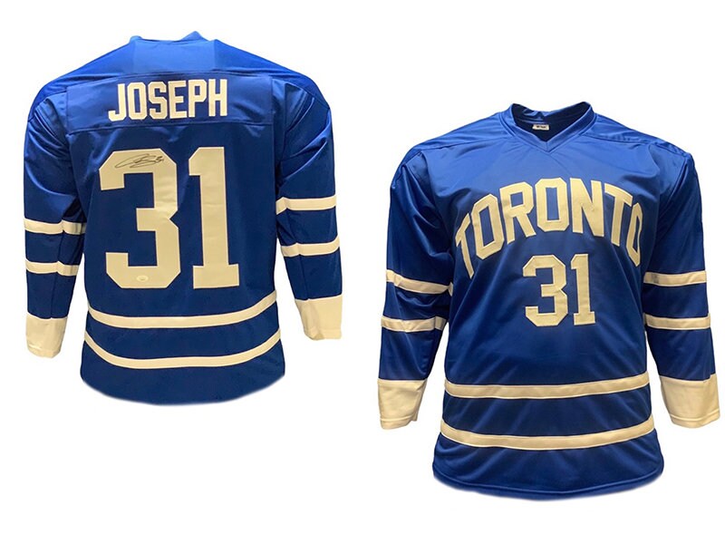 Curtis Joseph Signed St Louis Blue Hockey Jersey (JSA) — RSA