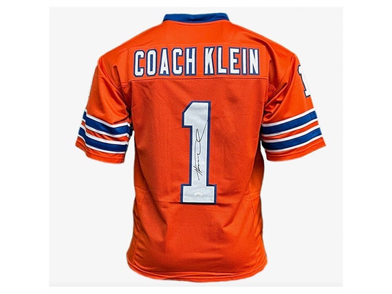 Coach Klein Henry Winkler Autographed the Waterboy Orange Football