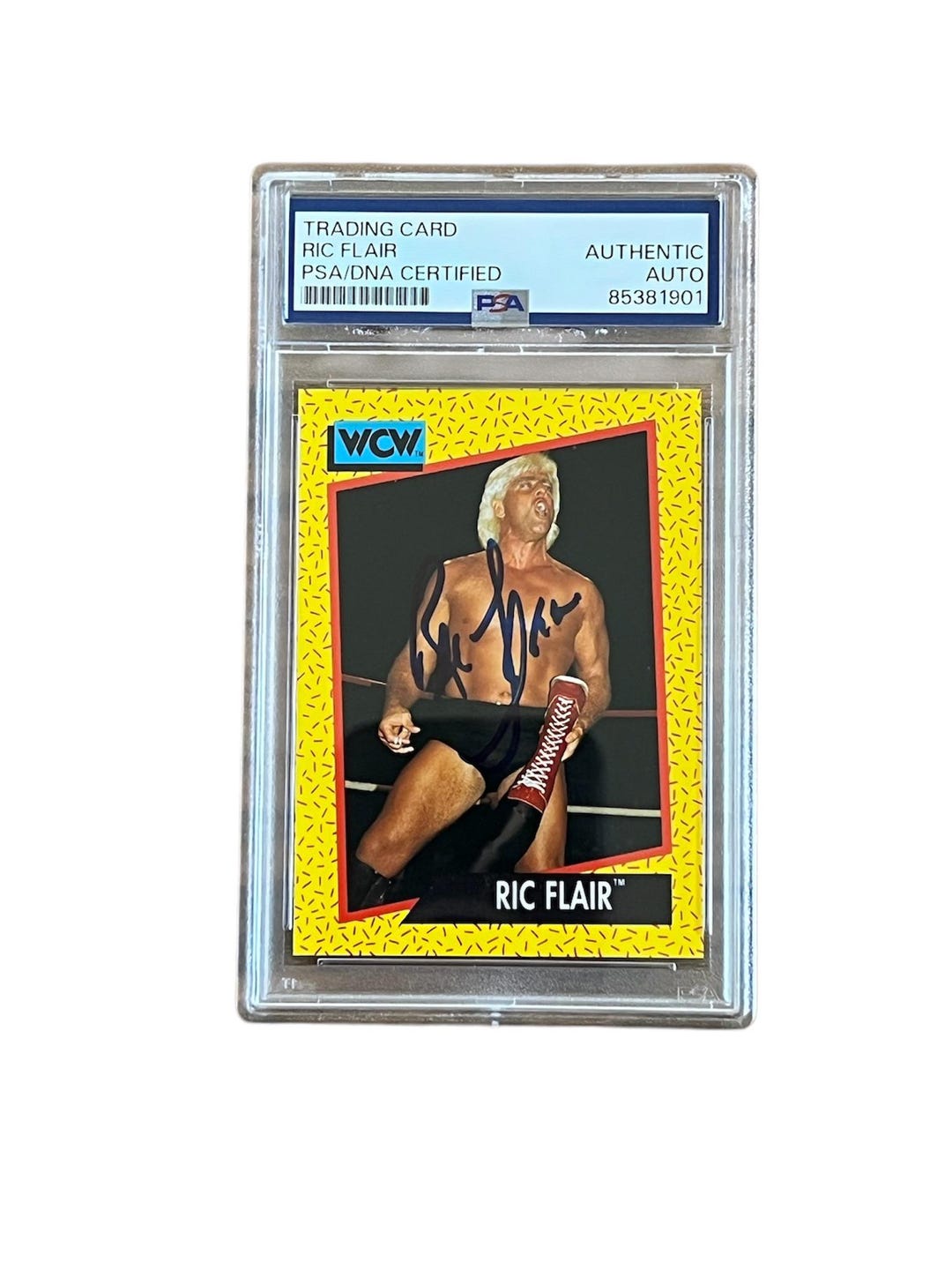 What Is Ric's Card RIC FLAIR Signed 1991 Impel Wrestling Card #47 PSA #85381901 - Etsy