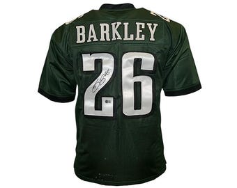 Saquon Barkley #26 Sewn Stitched Custom Jersey Green Philadelphia