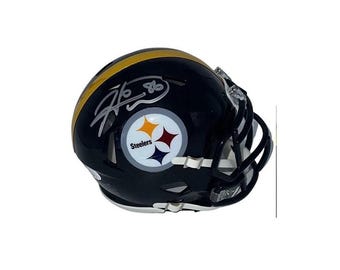 Hines Ward Autographed Pittsburgh Steelers Speed Mini Football Helmet (JSA)