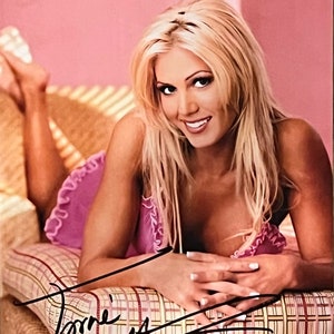 Torrie Wilson Signed 8x10 WWE Wrestling Photo JSA