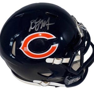 DJ Moore Chicago Bears Autographed Speed Mini Helmet JSA
