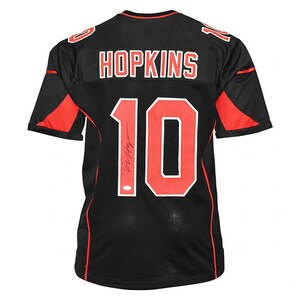 DeAndre Hopkins Autographed Arizona Pro Black Football Jersey (JSA)