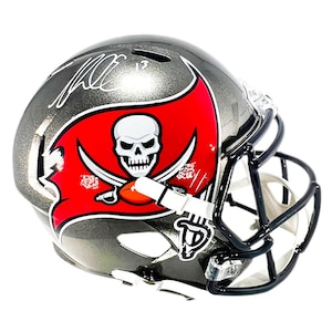 Mike Evans Signed Tampa Bay Buccaneers Speed Full Size Replica Football Helmet Beckett