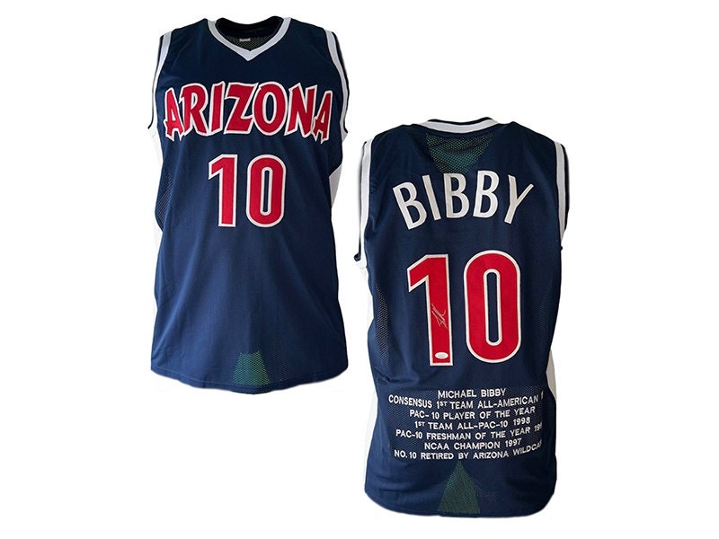 Mike Bibby Arizona Wildcats College Basketball Throwback Jersey