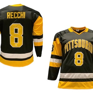Mark Recchi  Autographed Pittsburgh Pro Style Hockey Jersey Black (JSA)