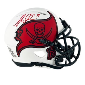 Mike Evans Signed Tampa Bay Lunar Eclipse Mini Football Helmet Beckett