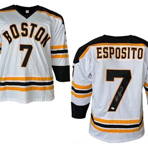 Phil Esposito Signed Boston Bruins Vintage Jersey