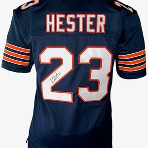 Devin Bush Steelers Jersey Signed Devin Hester White Football