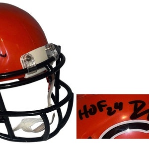 Devin Hester Signed Chicago Bears Alternate Speed Mini Helmet JSA HOF 24 insc