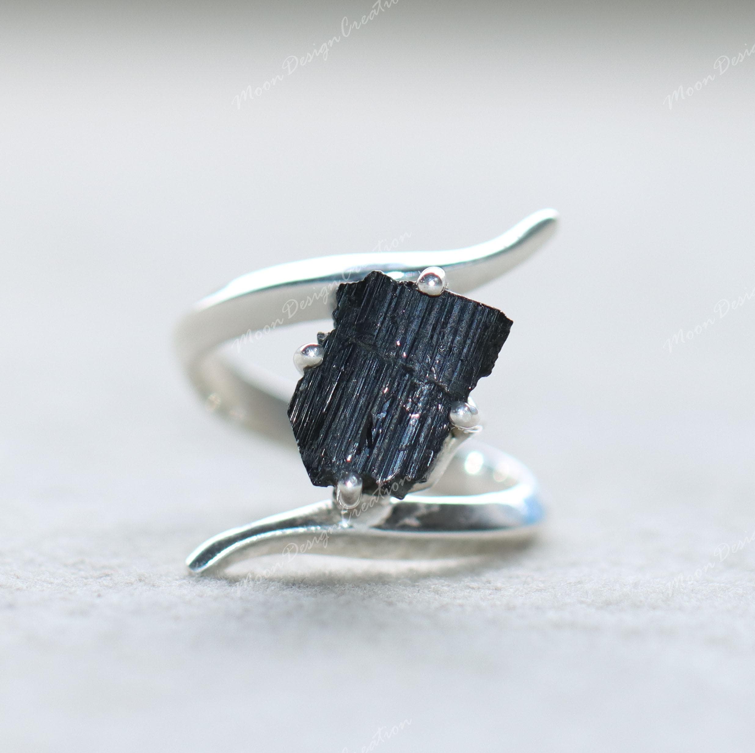Anello Artigianale In Argento 925 Con Multi Tormalina, Fatto A Mano, Stile Bohemien, Taglio Cuscino, MP-267