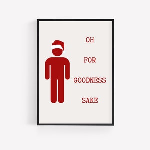 Minimalist Christmas Poster Quote, Funny Toilet Print, Trendy Bathroom Wall Art Decor, Funny Bathroom Wall Art, 1 Print Digital Download