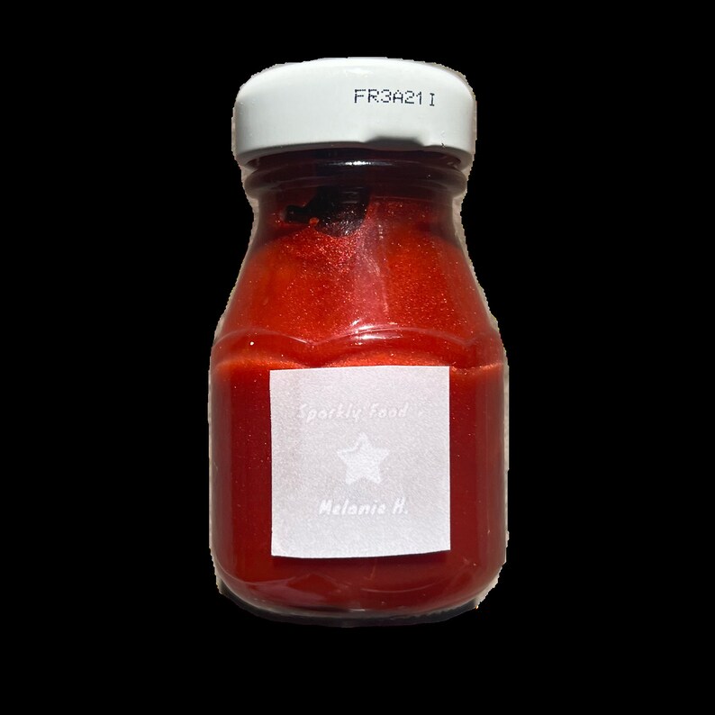 Sparkly Ketchup Edible Sparkles Inside No Rhinestones Etsy
