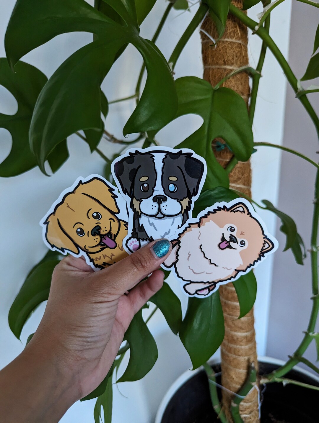Weatherproof Dog Stickers Different Breeds Multiple Poses - Etsy