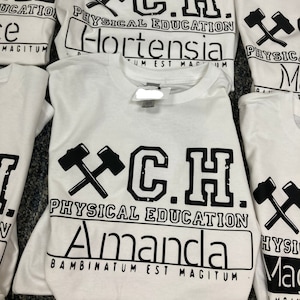 Matilda the Musical - Crunchum Hall Custom T-Shirt Design