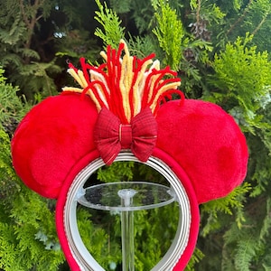 Inside Out Anger Mickey Ears – Red Flame Disney Headband | Light Up Disney Ears
