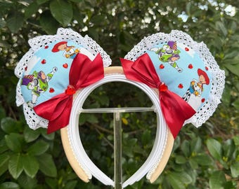 Sweethearts Toy Story Disney Ears | Buzz and Jessie Disney Ears| Light Up Ears | Disney Light Up Ears