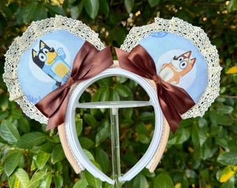 Bluey and Bingo Inspired Disney Ears | Light up Disney Ears