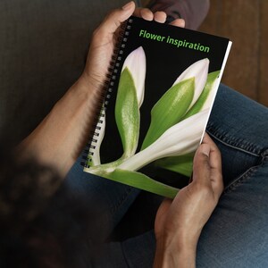Spiral florales Notizbuch