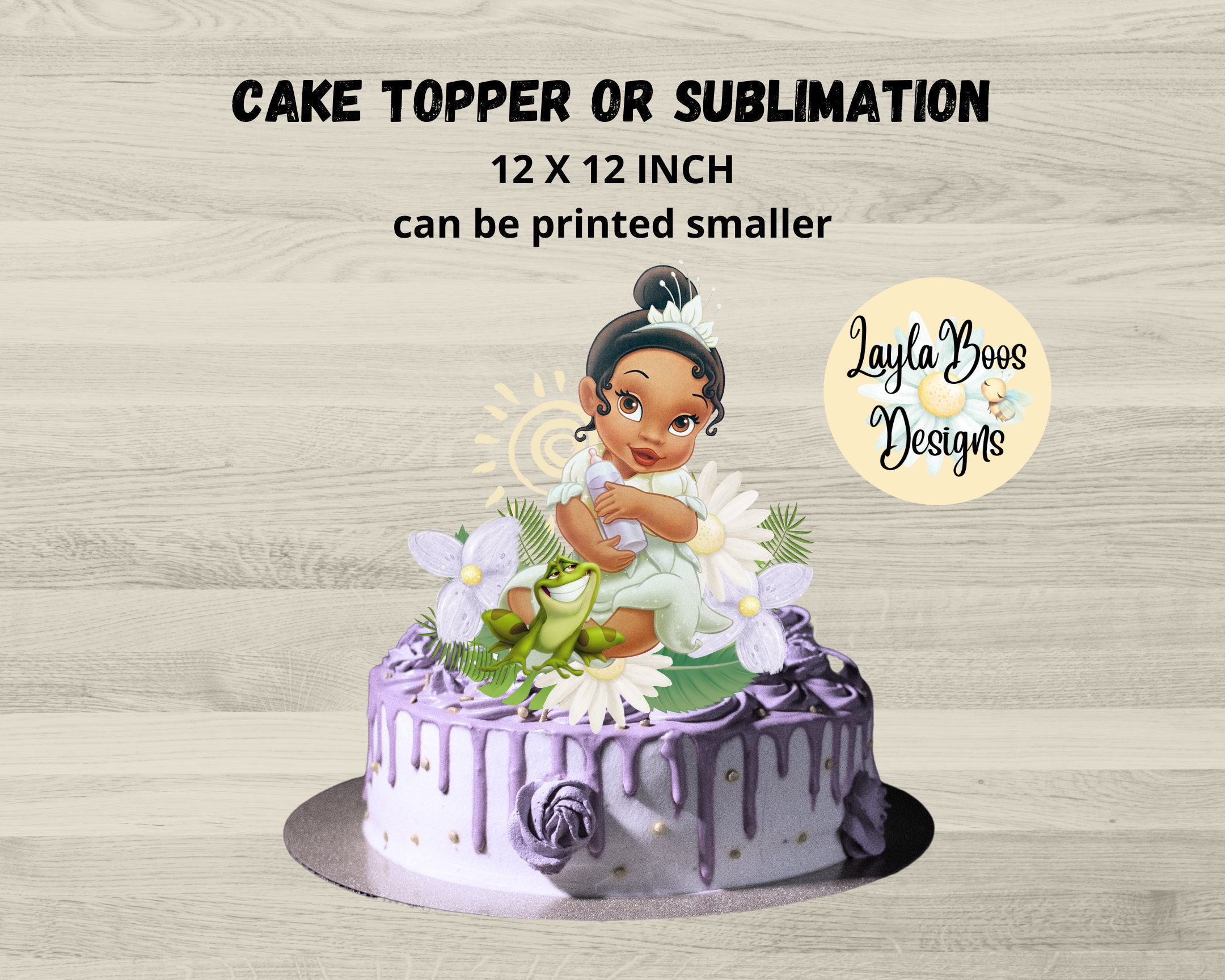 Tiana Birthday Party Decor Tiana Cake Topper Tiana PNG - Etsy