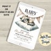 Raccoon Baby Shower Invitation: Little Rascal Invite (digital Template ...
