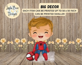 Superhero Big Decor Cutout: Spider Boy (Digitale Datei)