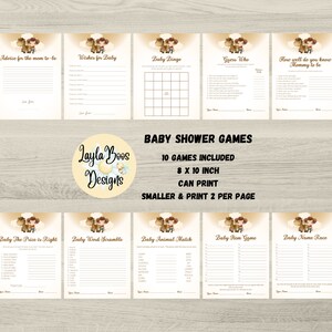 Cowboy Baby Shower Games: Western Theme (Digital Download)