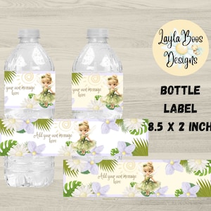 Tinkerbelle Flaschenetiketten: Fee Party Dekor (Digitale Vorlage)
