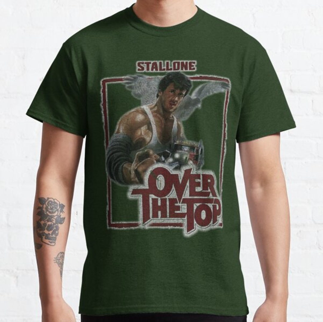 Over the Top Shirt, Over the Top T Shirt 397 Retro Movie Grey Unisex
