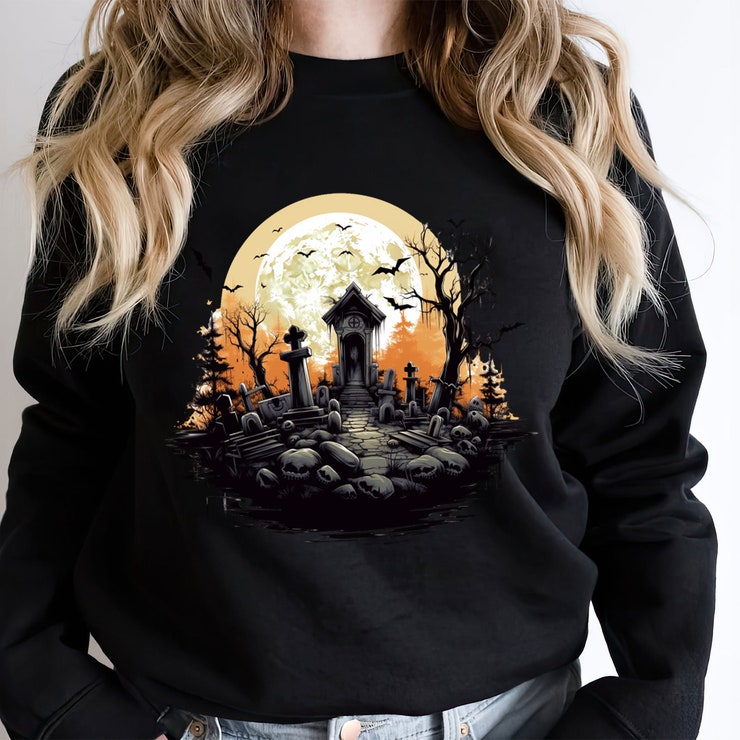 Ghosts Shirt, Spooky T-Shirt, Ghost Shirt, Fall Vibes, Halloween T-Shirt, Halloween Clothing, Spooky Season Tee, Trendy Tshirt