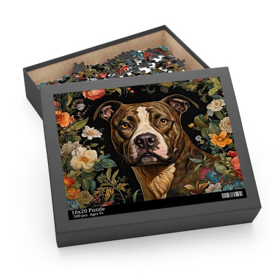 CALVENDO Puzzle American Staffordshire Terrier – 1000 Teile, 48x64 Cm – Premium-Qualität Aus Europa