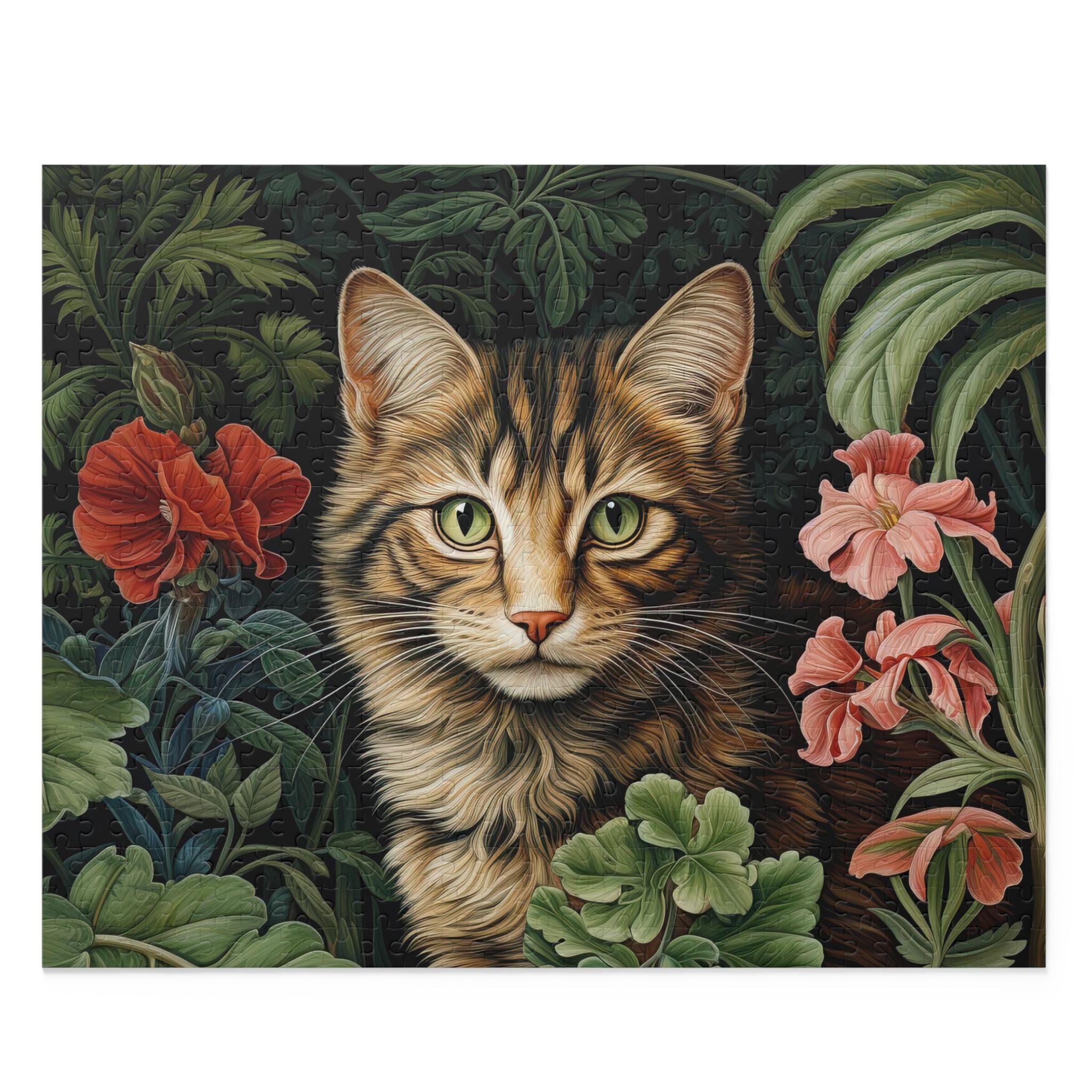 unoaウノア Victorian cats Framboise unoaウノア Victorian cats Framboise Cat Jigsaw Puzzle, William