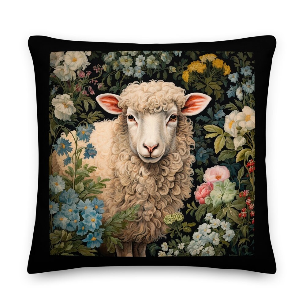 The Animal Totems Collection, Sheep Pillow Gentleness & Conformity