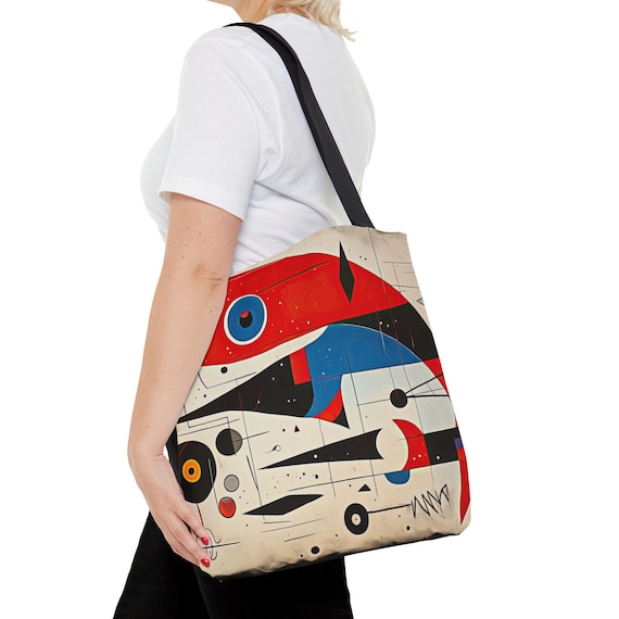 Tote Bag Inspired by Joan Miró, Avant-garde Art Movement