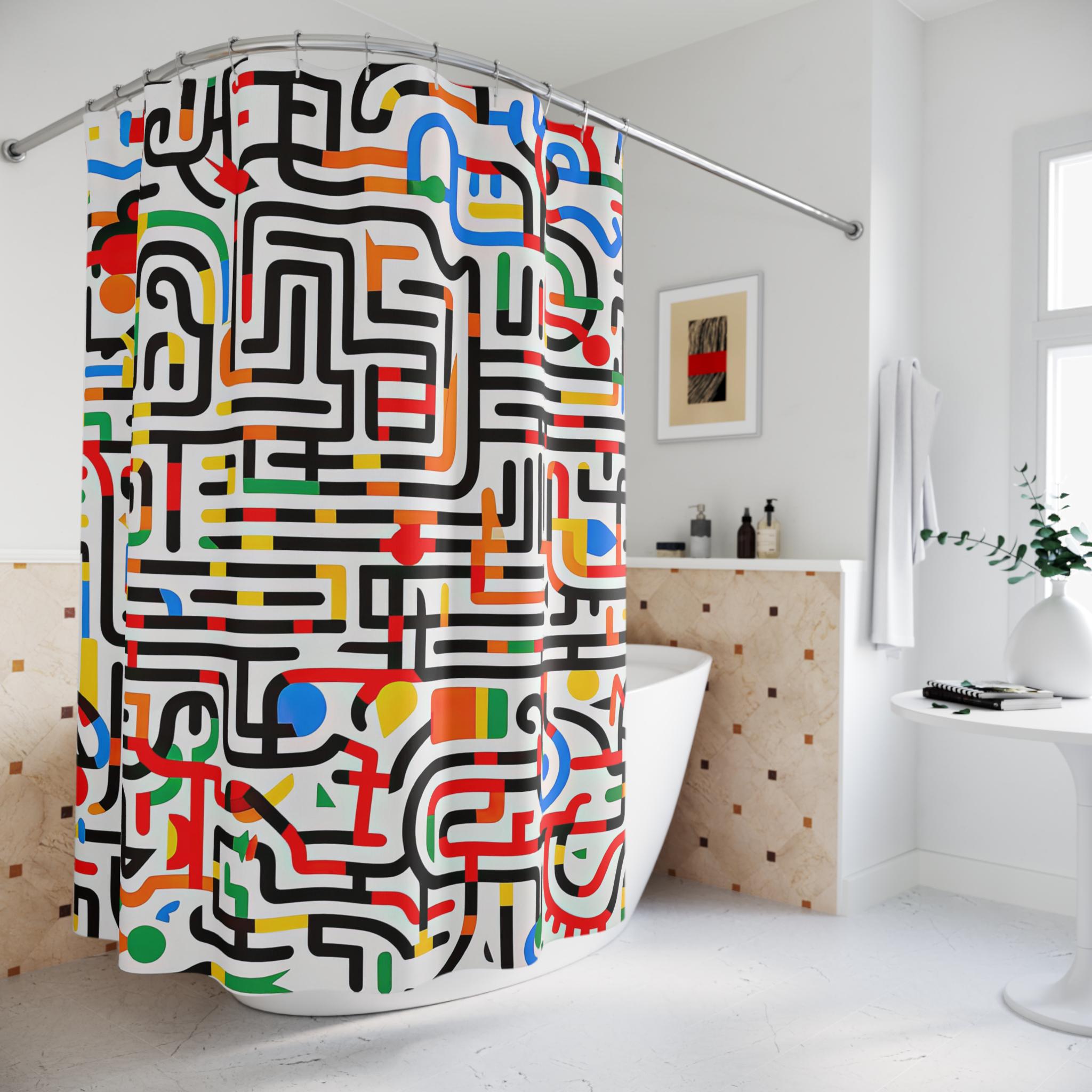 キースヘリング Keith Haring ウォールデコ シャワーカーテン キースヘリング Keith Haring ウォールデコ シャワーカーテン