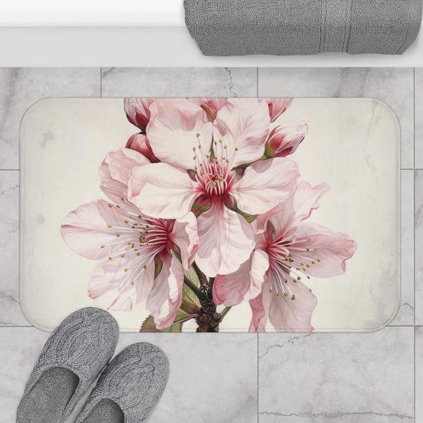 Sakura Rug Sakura Printed Rug - Etsy