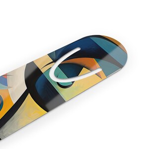 Zakładka inspirowana Kandinskim, detale malarstwa abstrakcyjnego, ekspresjonistyczny design, wyraziste, nowoczesne kolory, estetyka Kandinskiego #0383 AMSBKM