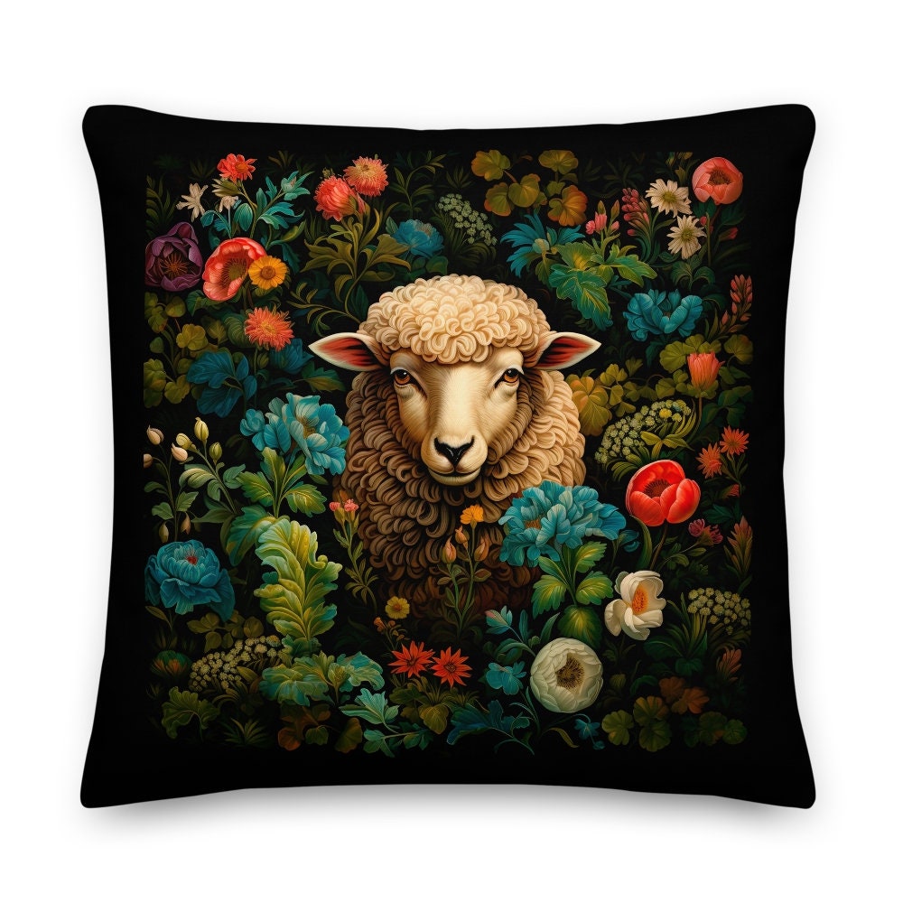 The Animal Totems Collection, Sheep Pillow Gentleness & Conformity