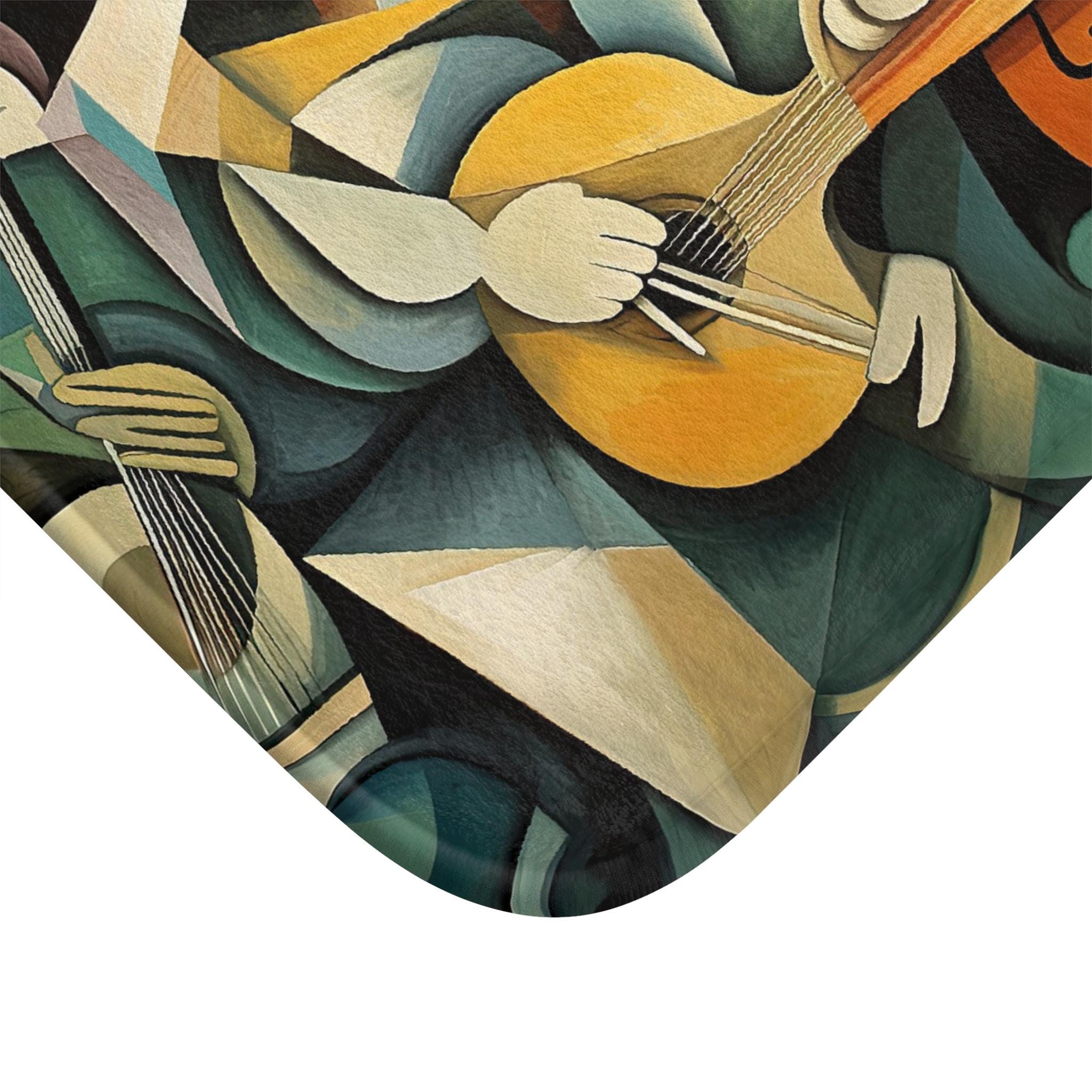 Cubism Bathing Pablo Picasso Bath Mat Inspired, Cubism Style, Non-slip, Super ...