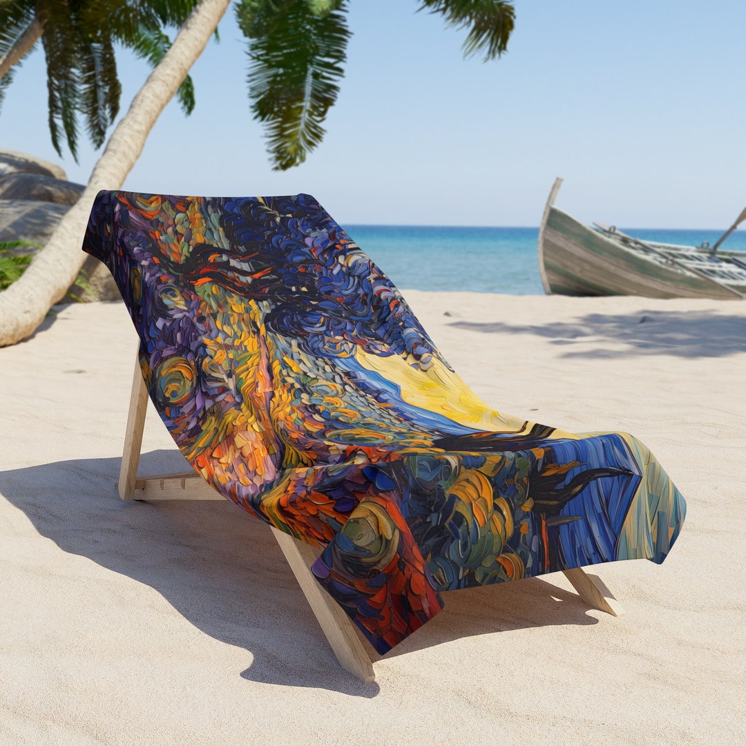 vincent-van-gogh-inspired-beach-towel-artistic-beach-towel-for