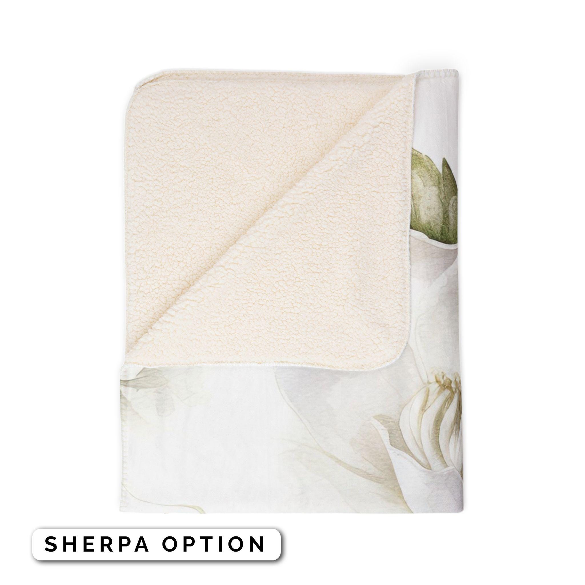 Gardenia Throw Blanket, Cape Jasmine Armchair Sheet, Bloomy Couch