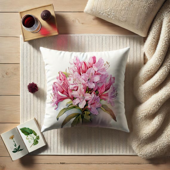 Rosa Azalee Kissenbezug, Rhododendron Kissenbezug, Buganvilla Charm,  Cottagecore Vibes, rosa botanische Eleganz #0527 BFLPLW - Etsy.de