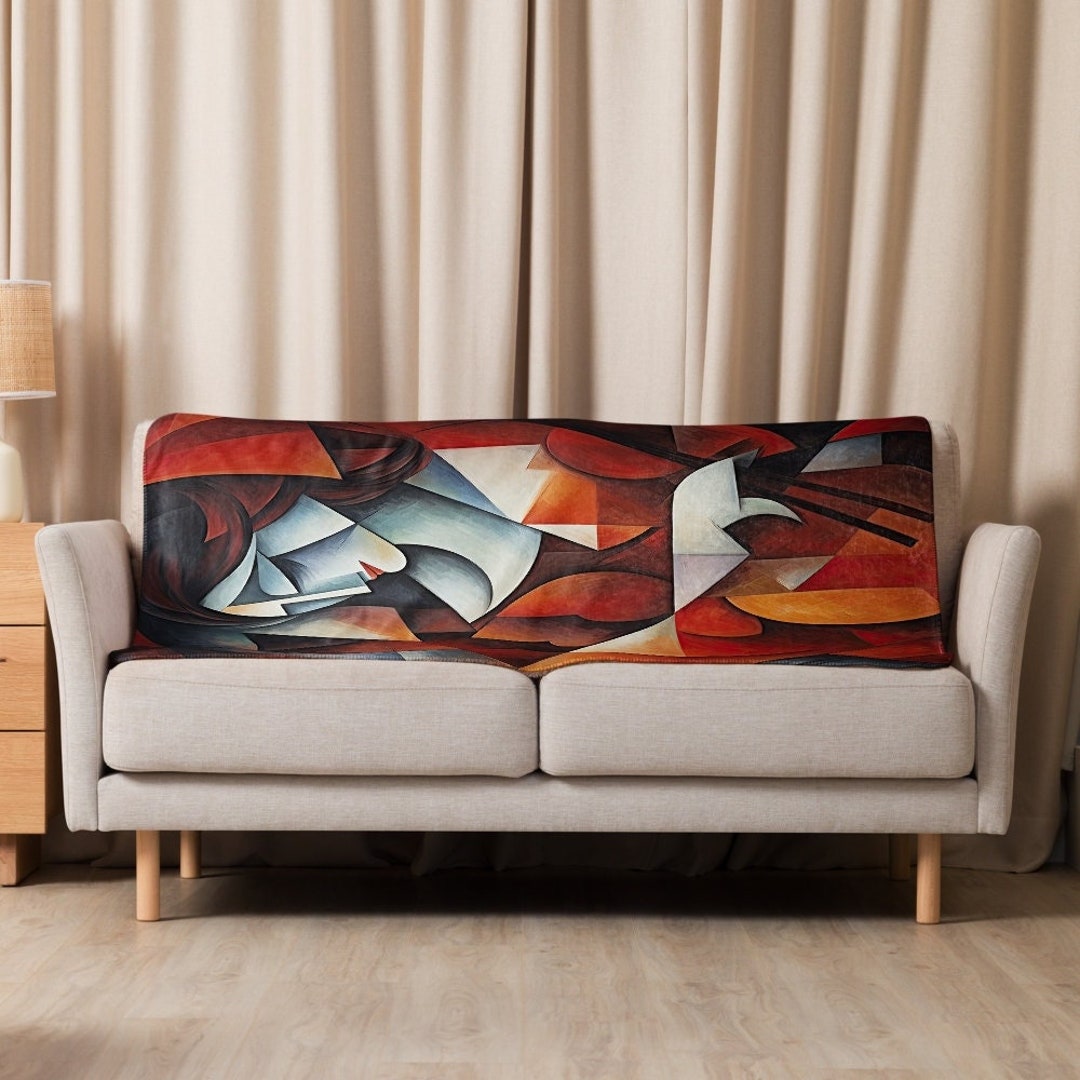 Pablo Picasso's Cozy Warm Sherpa Blanket 4/8 Creative Etsy