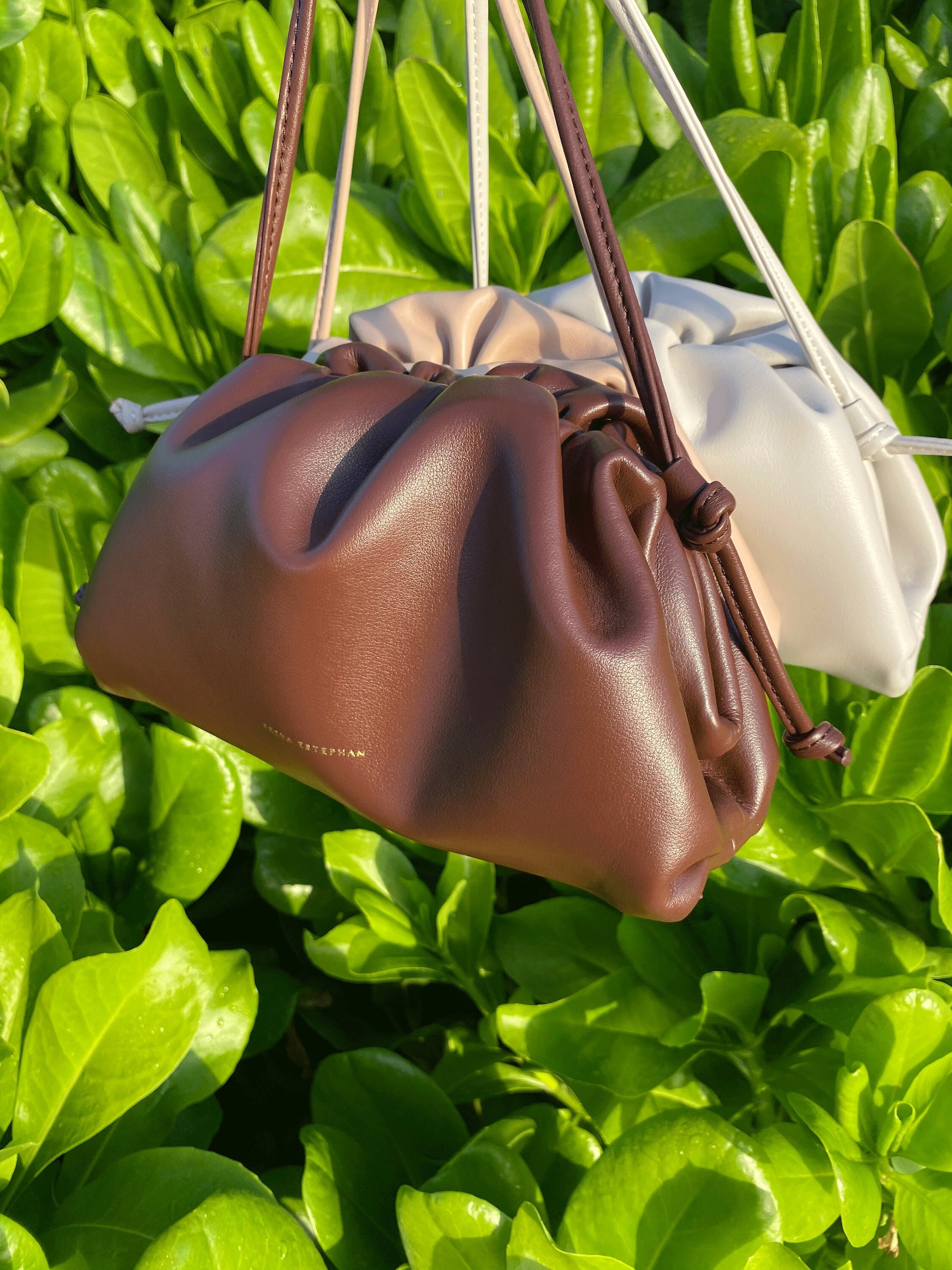 Cute Cloud Genuine Leather Shoulder Bag Purse